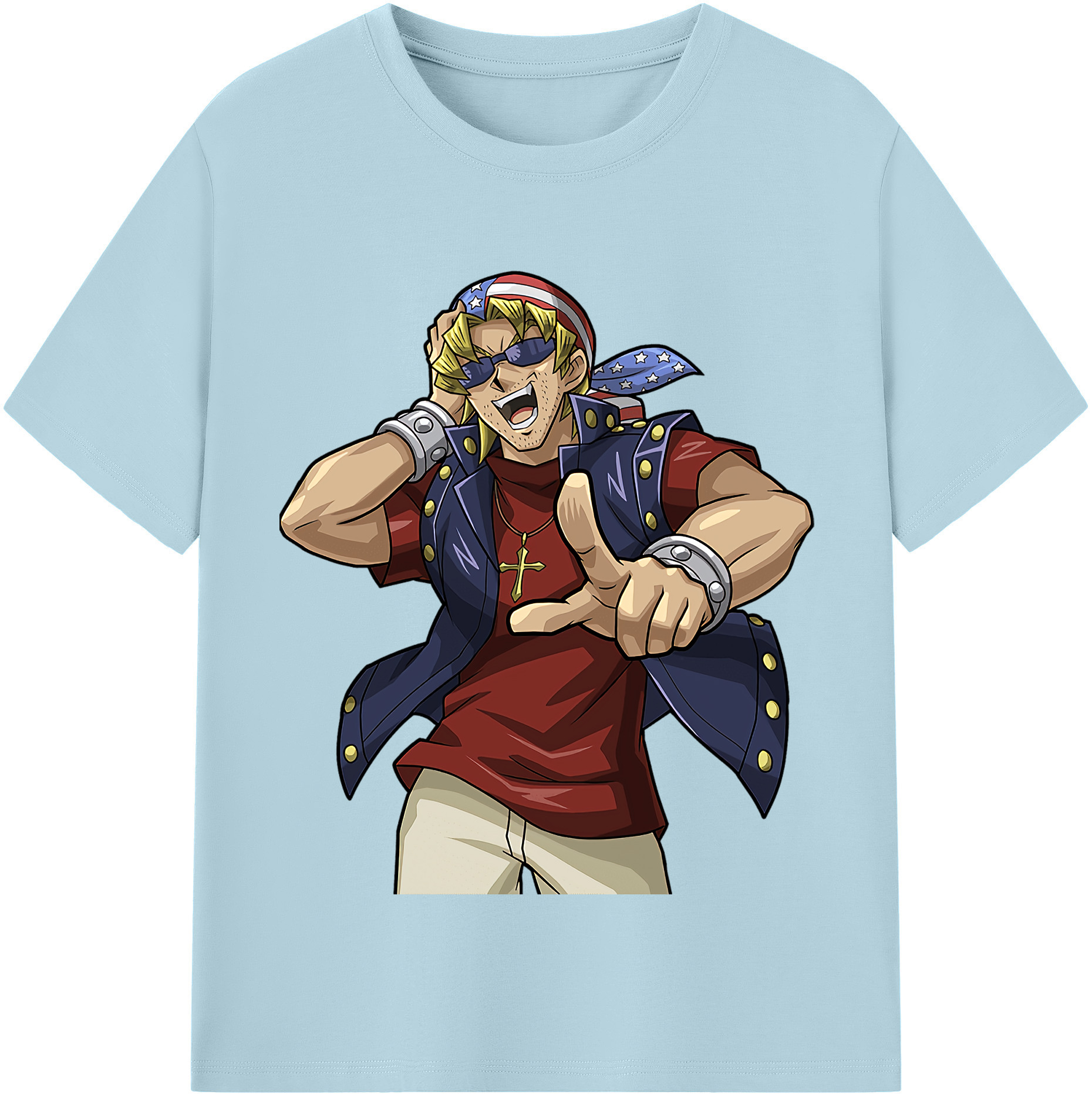 （画像用） 遊☆戯☆王 Yu-Gi-Oh! 綿100％半袖Tシャツ（フロントプリント）